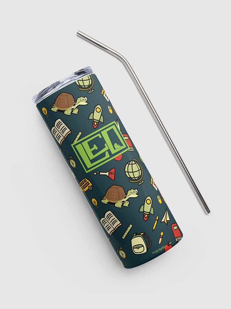 Leo Icons Pattern 20 oz. Stainless Steel Tumbler T-Shirts, Hoodie, Sweatshirt | CiraTrend.com (Image 2)
