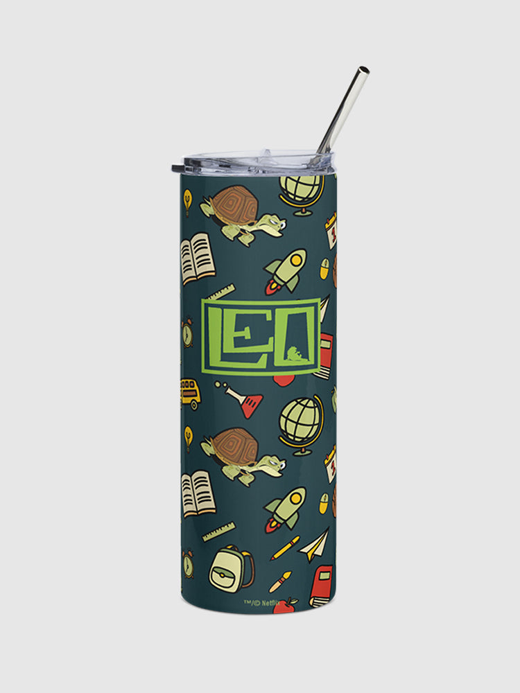 Leo Icons Pattern 20 oz. Stainless Steel Tumbler T-Shirts, Hoodie, Sweatshirt | CiraTrend.com (Image 1)