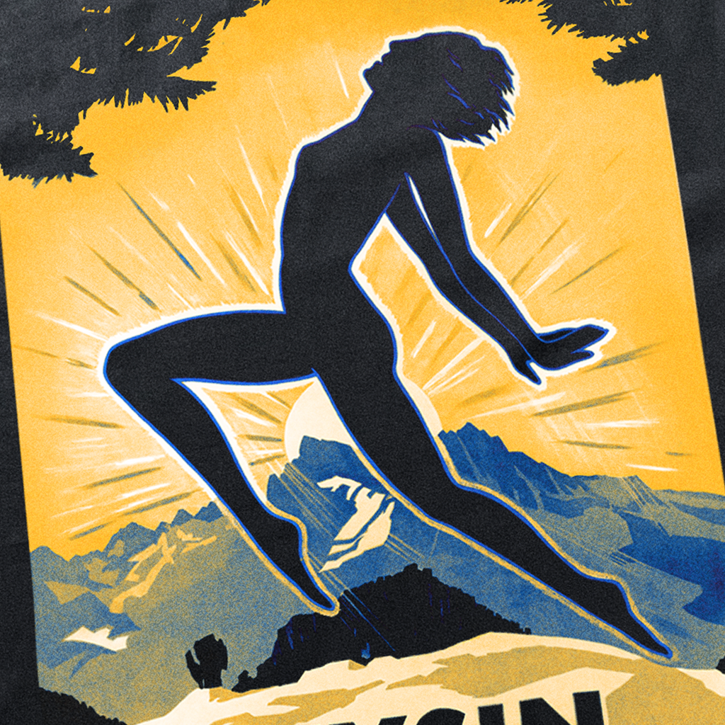 VINTAGE POSTER 'LEYSIN SWITZERLAND' BLACK HEAVYWEIGHT T-SHIRT Hoodie, Sweatshirt | CiraTrend.com (Image 3)