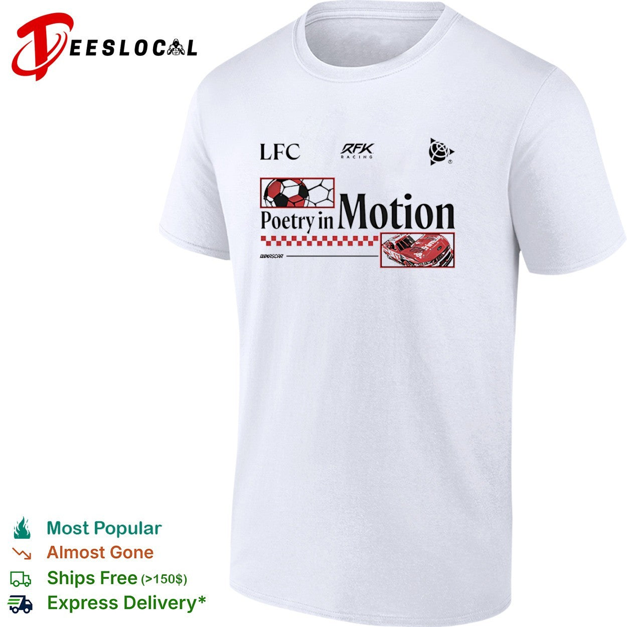 LFC RFK Racing Poetry in Motion NASCAR Ford Mustang Shirt