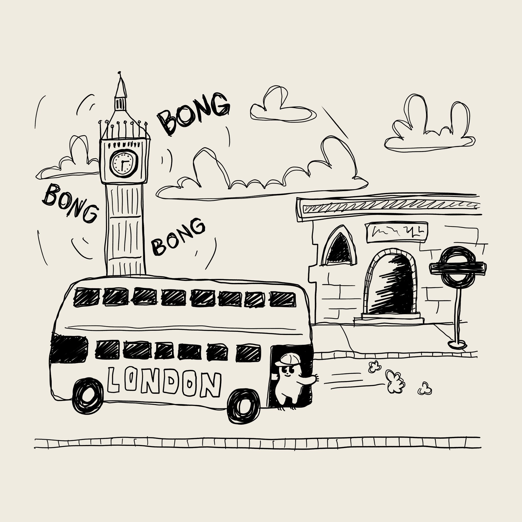 LKC In London Tee Hoodie, Sweatshirt | CiraTrend.com (Image 5)