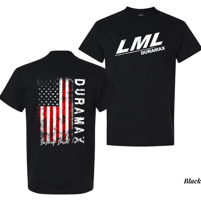 LML Duramax Mens With American Flag T- Shirt, Cotton Fabic Soft Top for Men and Women, Pullover for Daily Wear Hoodie,...