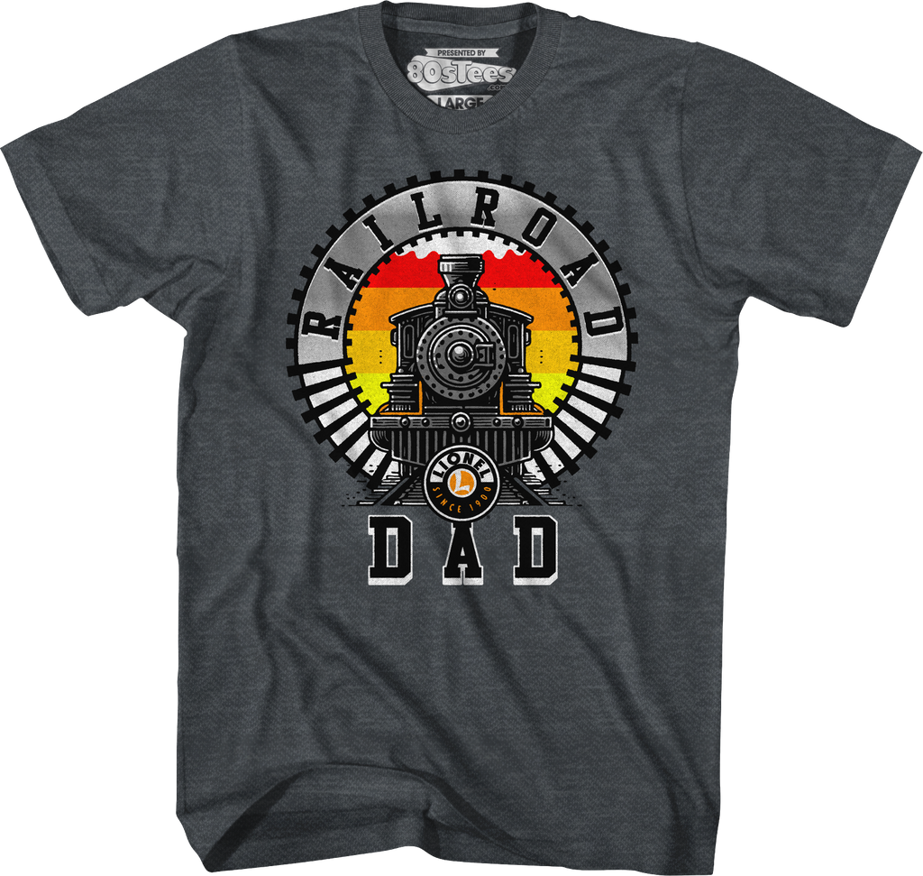 Railroad Dad Lionel Trains T-Shirt Hoodie, Sweatshirt | CiraTrend.com (Image 4)
