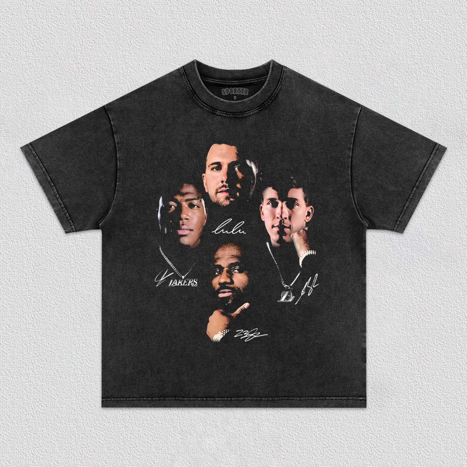 LUKA & JAMES & AUSTIN & RUI LAKERS TEE Hoodie, Sweatshirt | CiraTrend.com (Image 1)