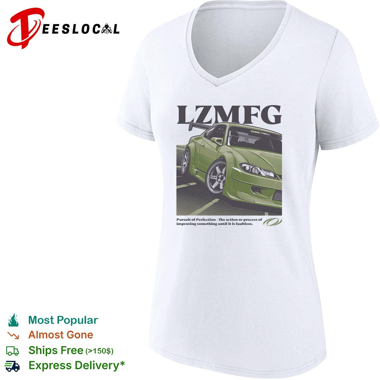 LZMFG Nissan Silvia green shirt