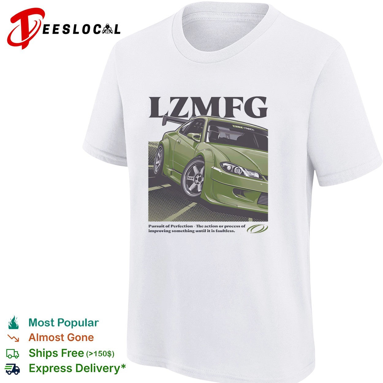 LZMFG Nissan Silvia green shirt