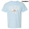 Lace Bride Bow Comfort Colors T-Shirt 'NLB' Hoodie, Sweatshirt | CiraTrend.com
