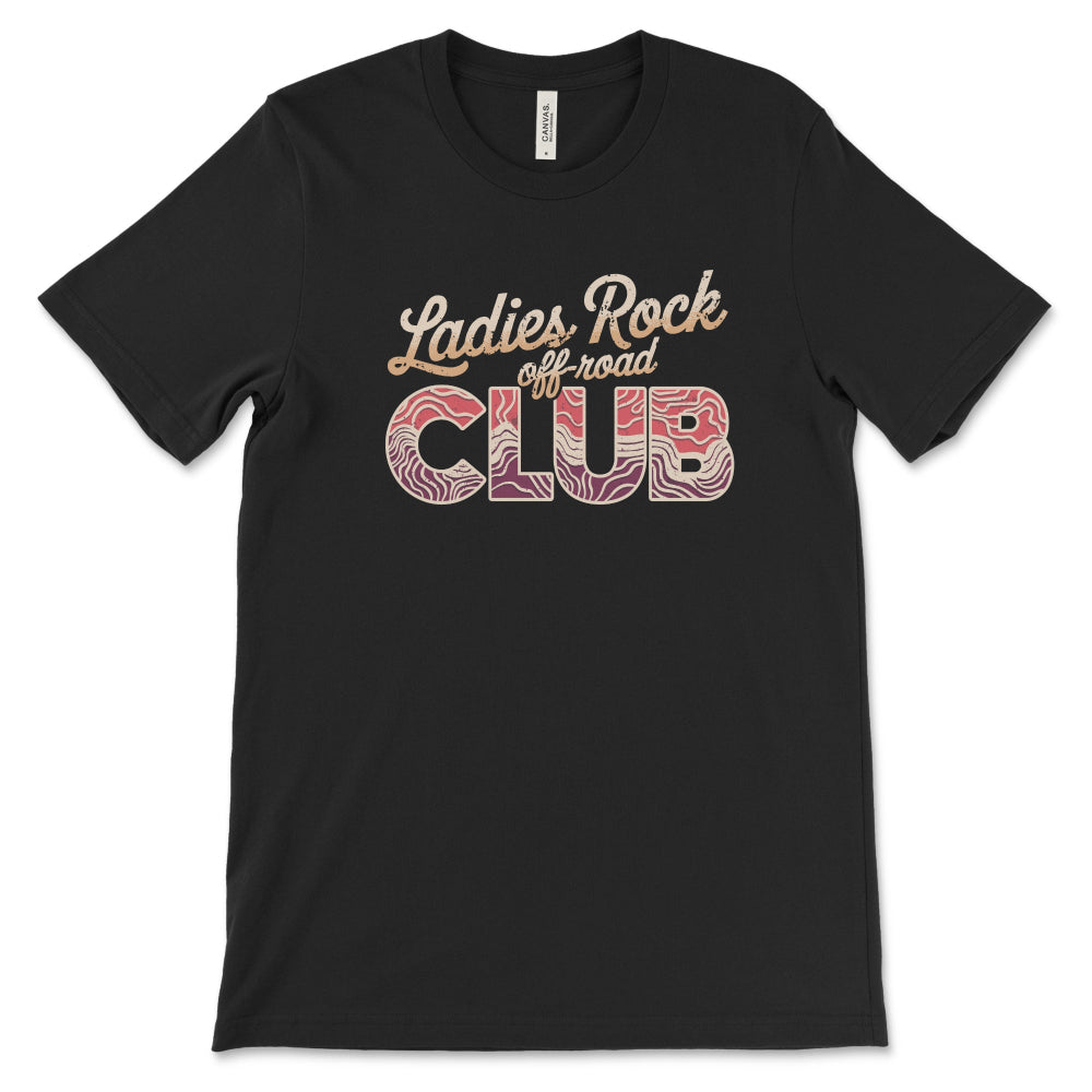 Ladies Rock Off-Road Club Topo Graphic Tee Hoodie, Sweatshirt | CiraTrend.com (Image 1)