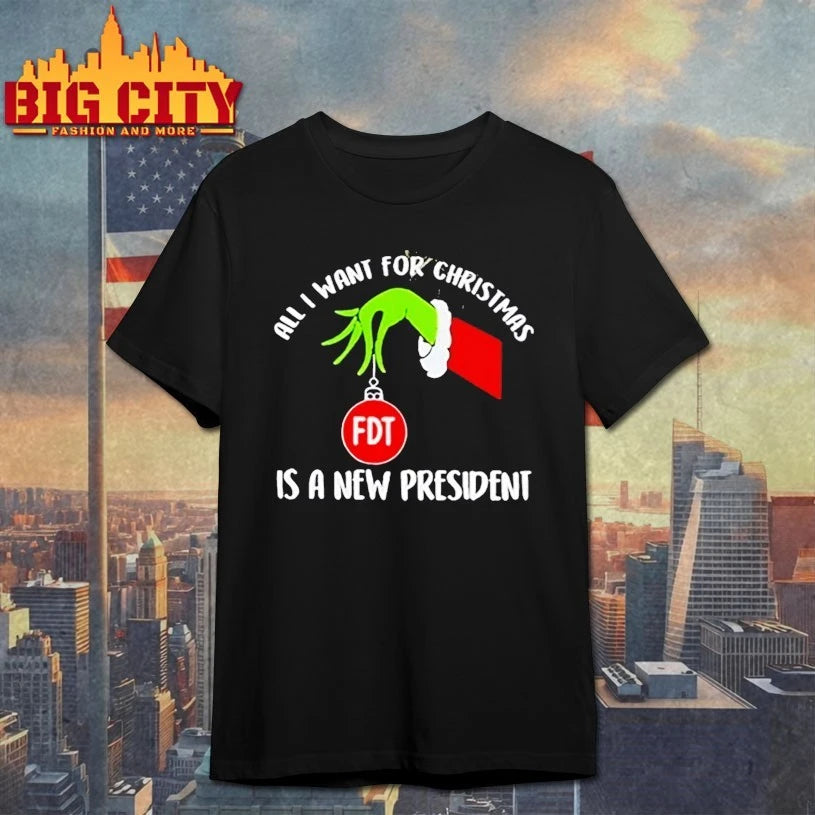 Lady Gaga All I Want For Christmas Is A New President shirt