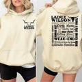 Lain3y Wils0n Both Sides Hoodie, Country Music 2024, Countrys Cool Againn, Unisex Long Sleeve Pullover Hoodie Shirt...