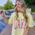 Lake Shirt Comfort colors t-shirt summer unisex shirt perfect for the lake and summer seasons Cotton Fabric Hoodie,...