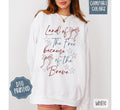Land of the Free Comfort Colors Sweatshirt, Cute Patriotic Sweater, Trendy Women's Crewneck, Gift for Her T-Shirts, Hoodie