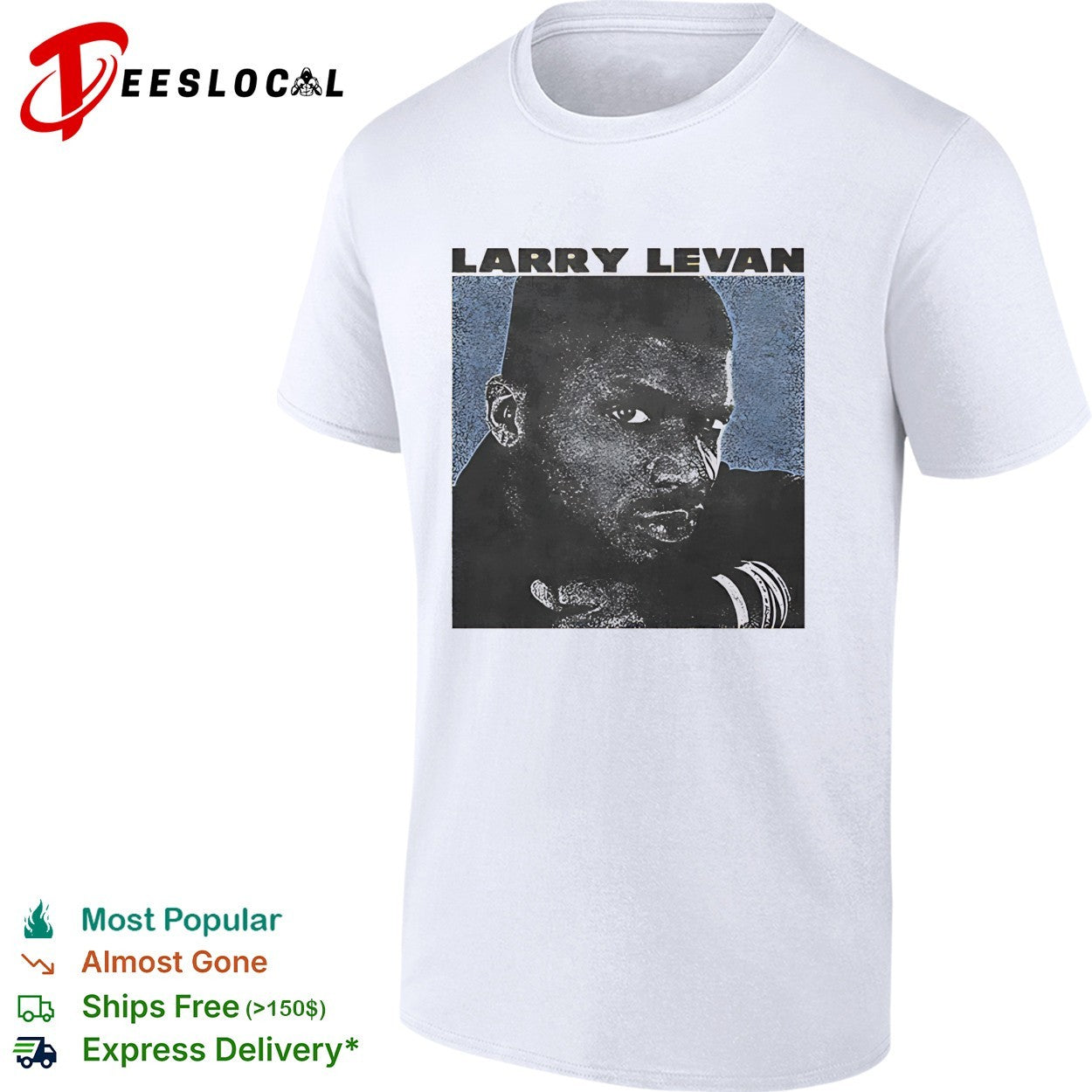 Larry Levan portrait shirt