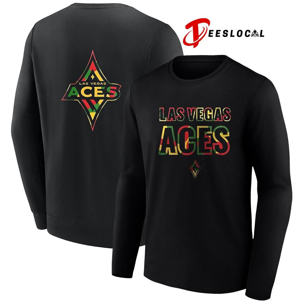 Las Vegas Aces Juneteenth logo shirt