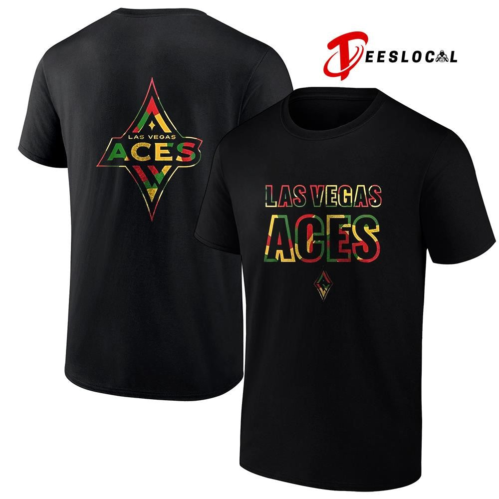 Las Vegas Aces Juneteenth logo shirt