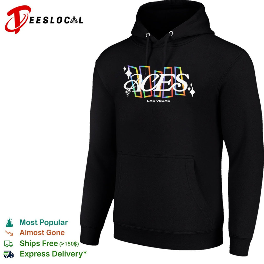 Las Vegas Aces rainbow shapes shirt