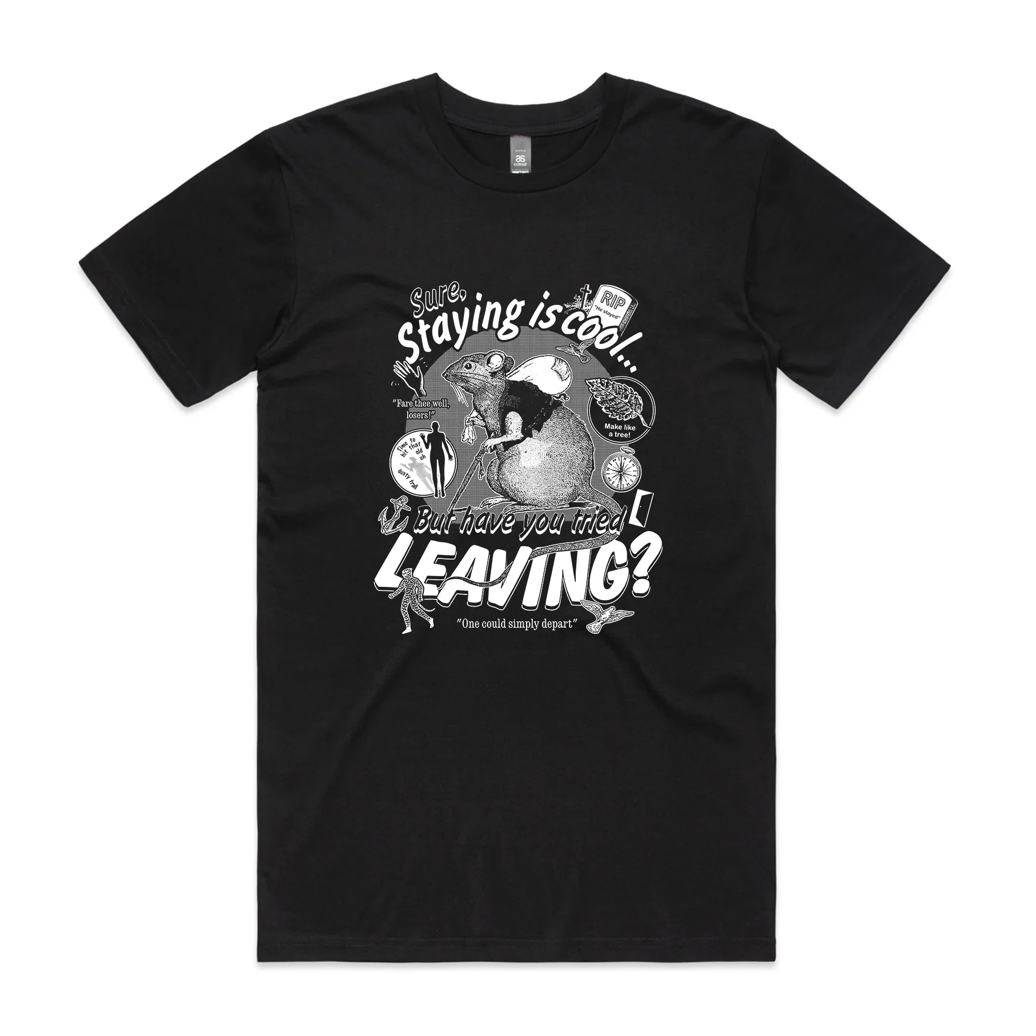 Leaving Rat Tee Hoodie, Sweatshirt | CiraTrend.com (Image 2)