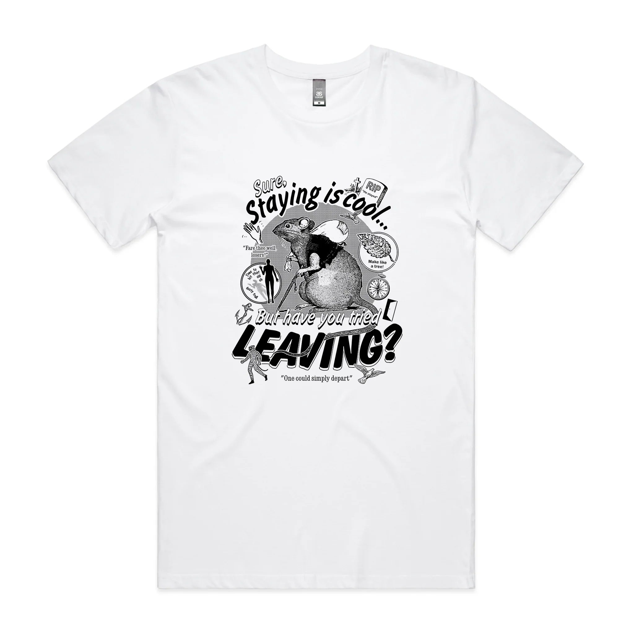 Leaving Rat Tee Hoodie, Sweatshirt | CiraTrend.com (Image 3)