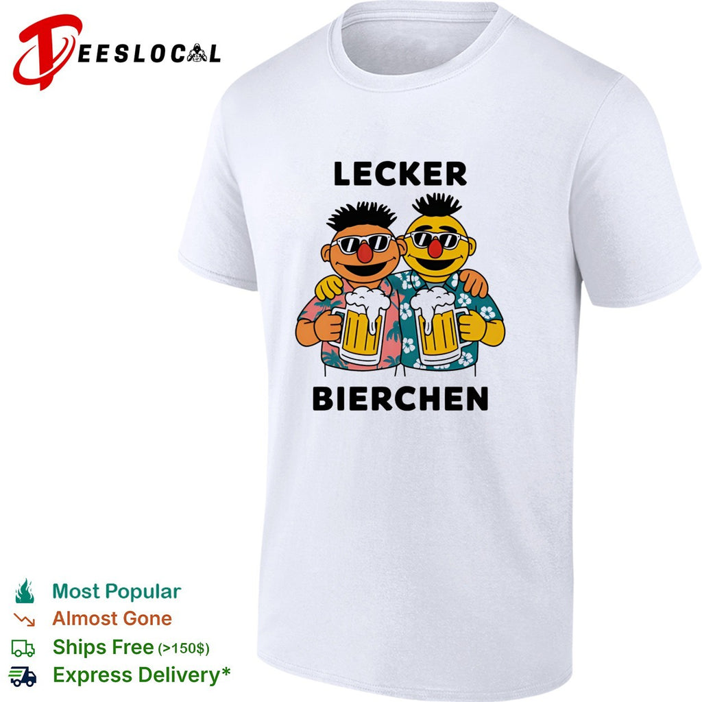 Lecker Bierchen cartoon duo beer shirt