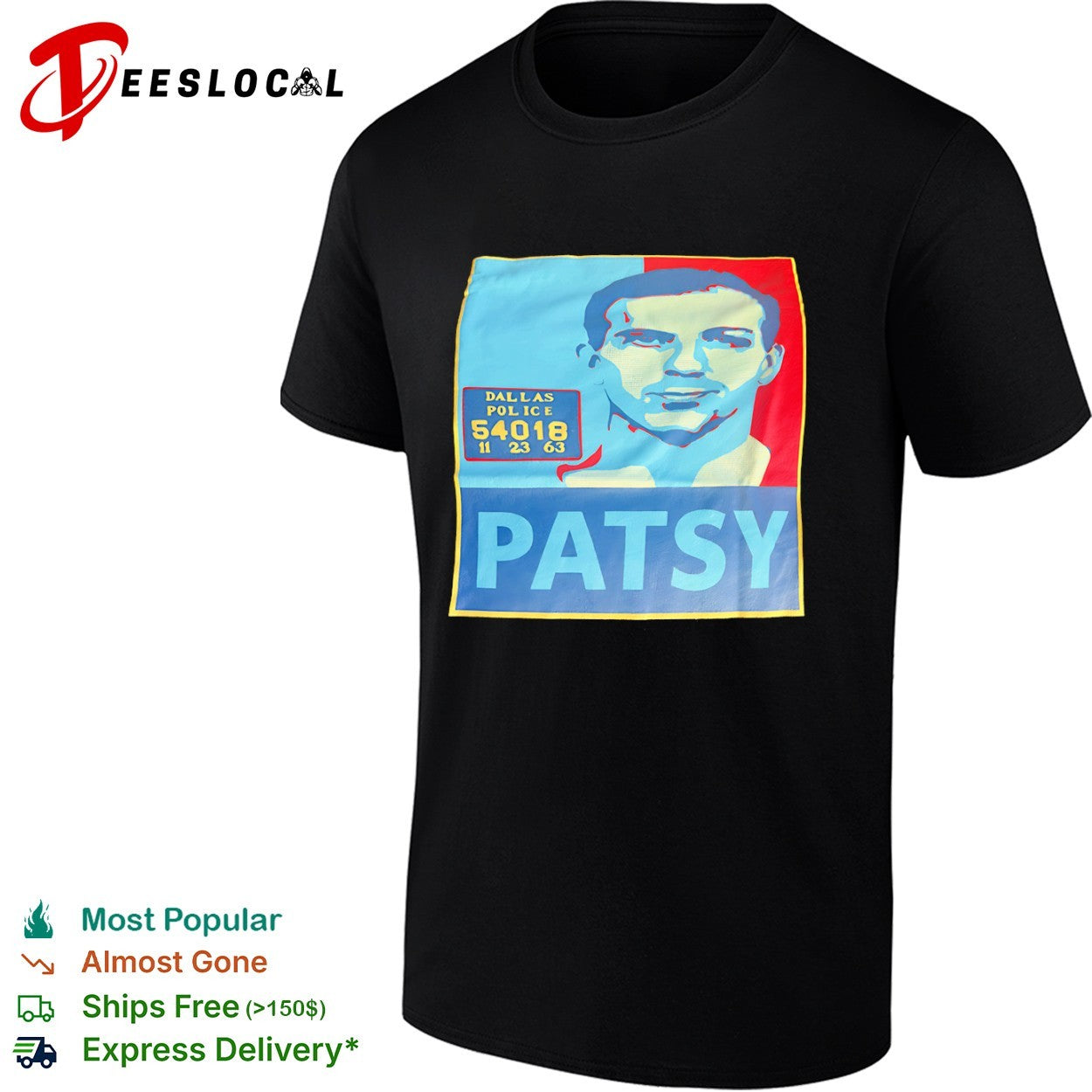 Lee Harvey Oswald Dallas Police shirt