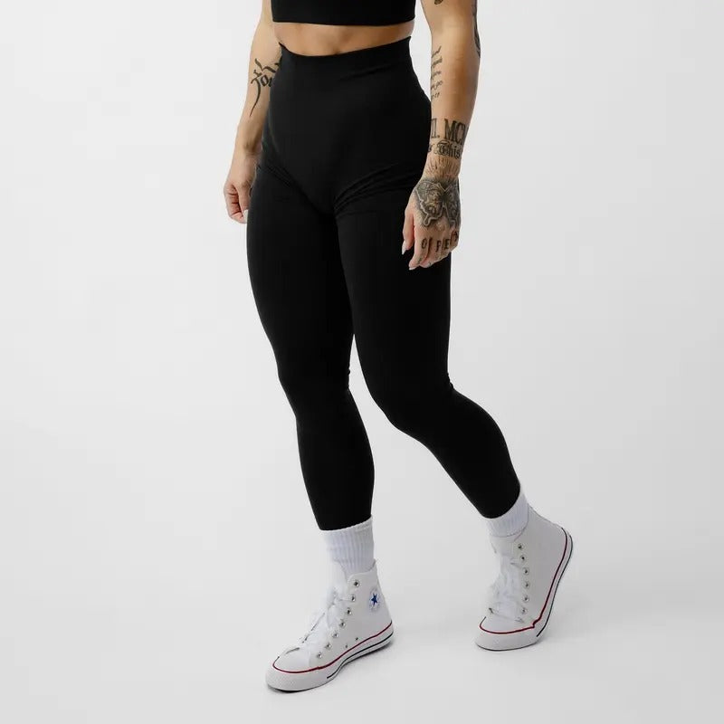 Legacy Seamless Leggings - High-Rise, Squat Proof, 4-Way Stretch with Back Scrunch & V-Tapered Detailing Compression...