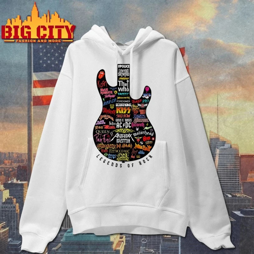Legends of Rock Band Logo Guitar v2 shirt