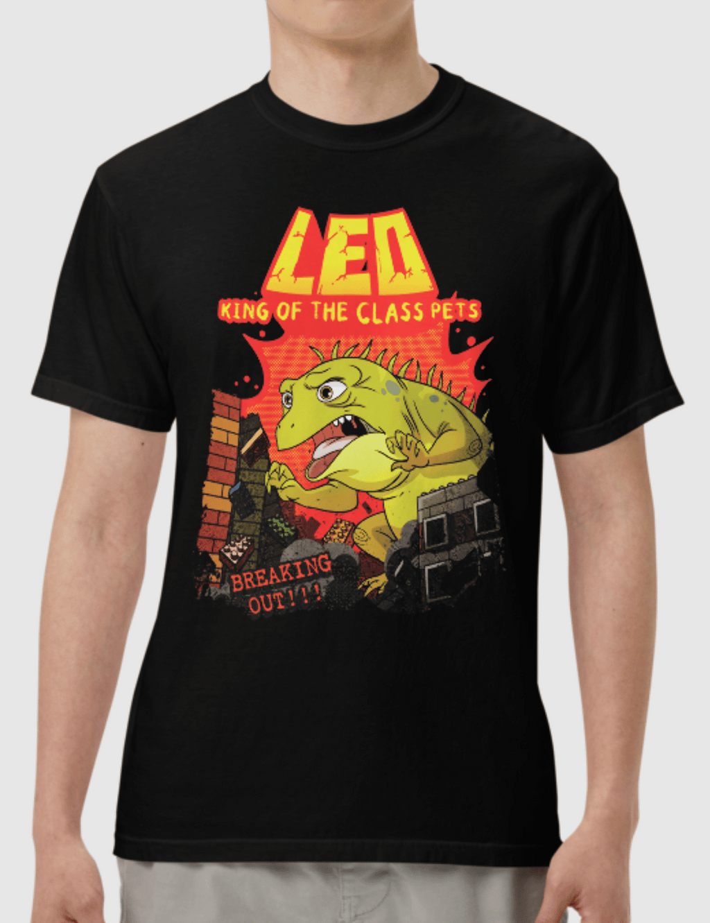 Leo Breaking Out Unisex T-Shirt [Black] Hoodie, Sweatshirt | CiraTrend.com (Image 2)