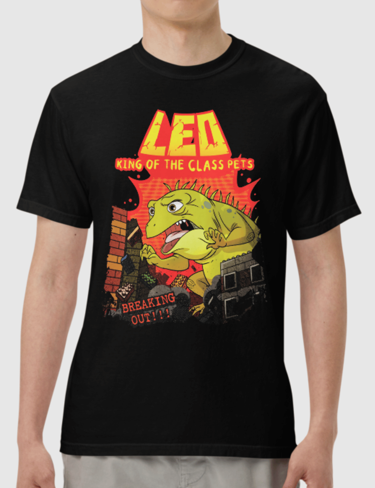 Leo Breaking Out Unisex T-Shirt [Black] Hoodie, Sweatshirt | CiraTrend.com (Image 2)