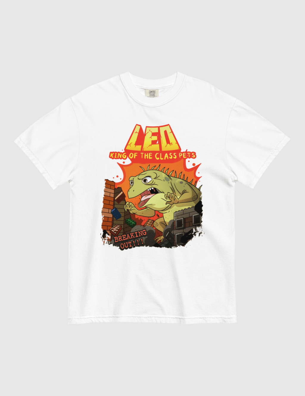 Leo Breaking Out Unisex T-Shirt [White] Hoodie, Sweatshirt | CiraTrend.com (Image 1)