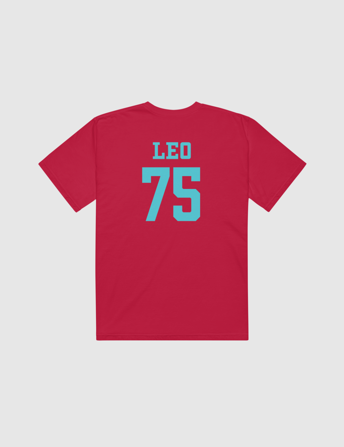 Leo Unisex Logo T-Shirt [Red] Hoodie, Sweatshirt | CiraTrend.com (Image 3)