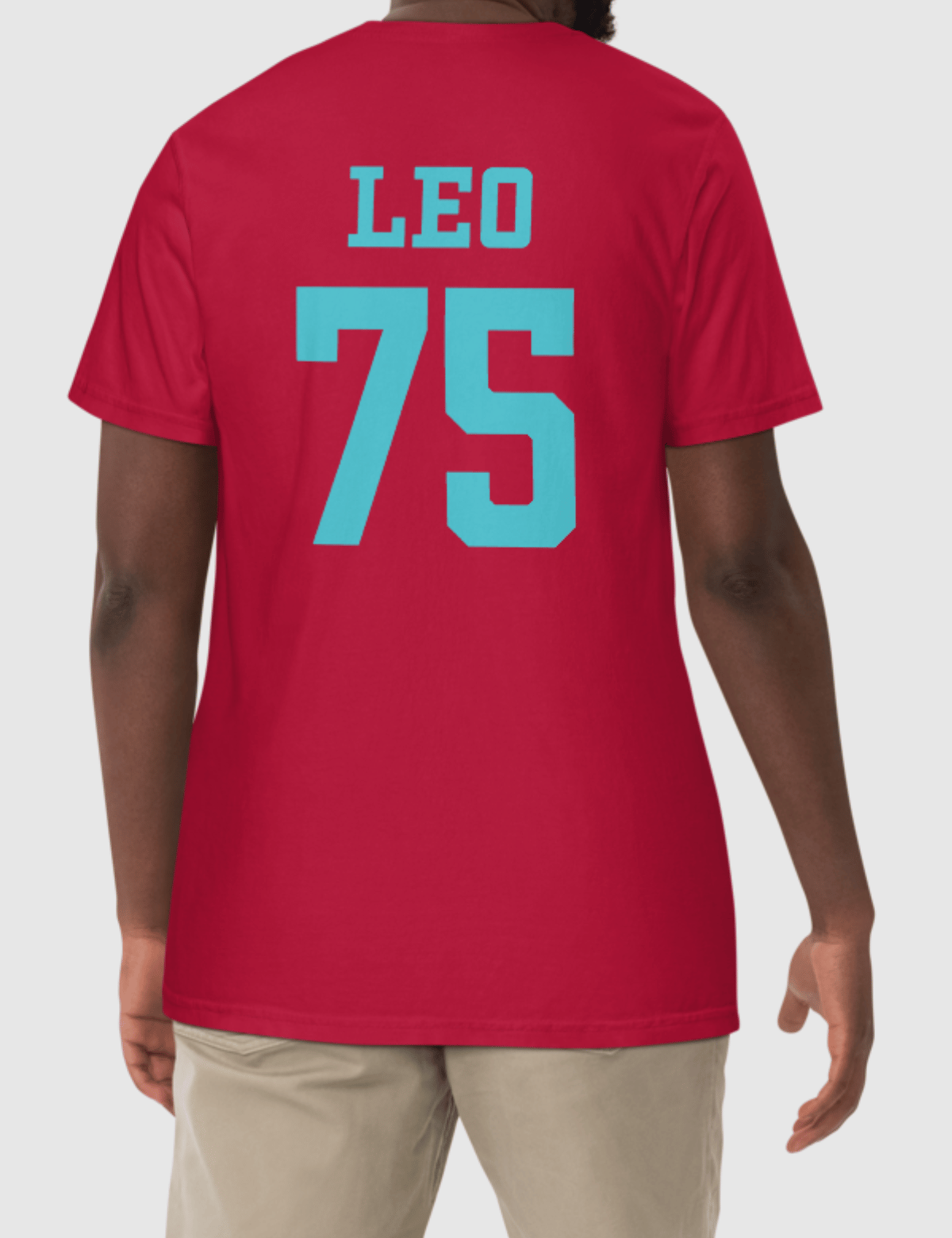 Leo Unisex Logo T-Shirt [Red] Hoodie, Sweatshirt | CiraTrend.com (Image 2)