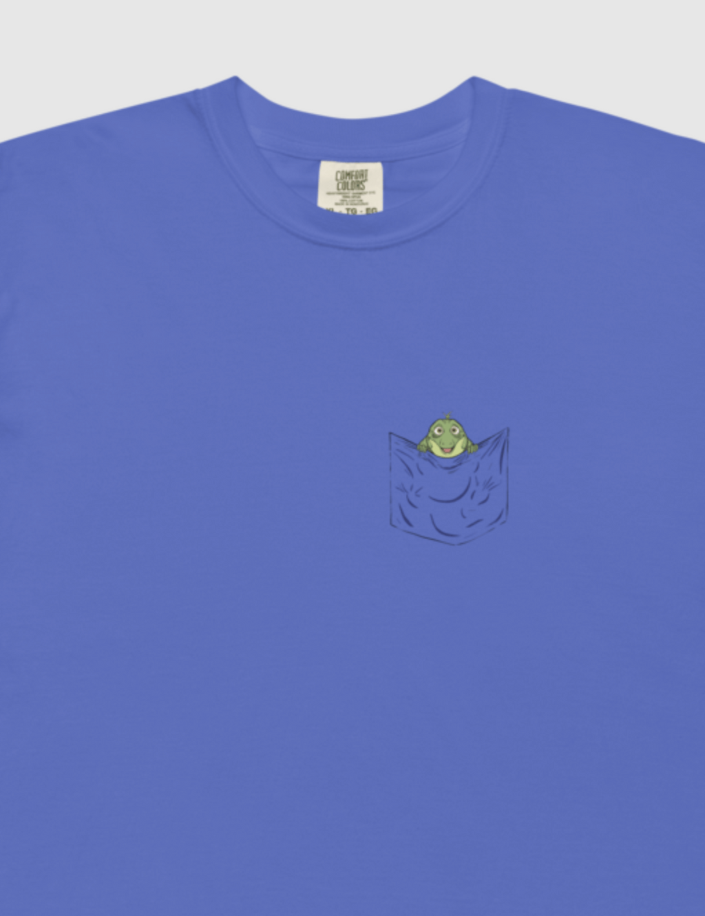 Leo Pocket Unisex T-Shirt [Flo Blue] Hoodie, Sweatshirt | CiraTrend.com (Image 3)