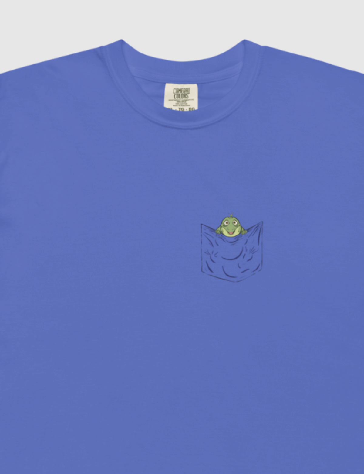 Leo Pocket Unisex T-Shirt [Flo Blue] Hoodie, Sweatshirt | CiraTrend.com (Image 3)