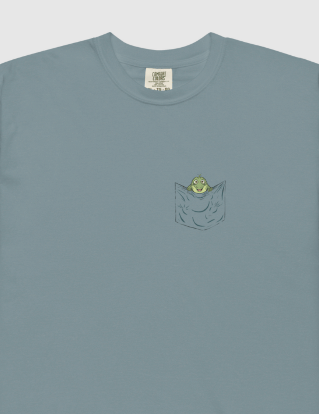Leo Pocket Unisex T-Shirt [Ice Blue] Hoodie, Sweatshirt | CiraTrend.com (Image 3)