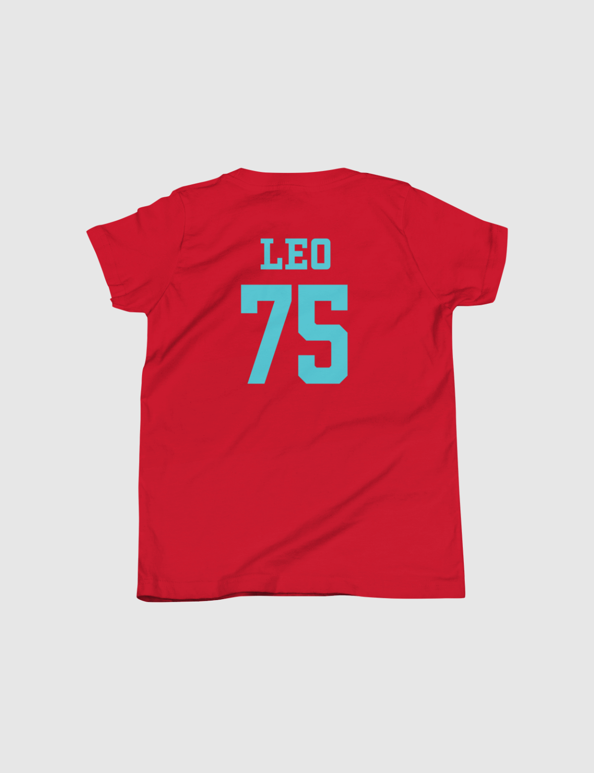 Leo Youth Logo Short Sleeve T-Shirt [Red] Hoodie, Sweatshirt | CiraTrend.com (Image 2)