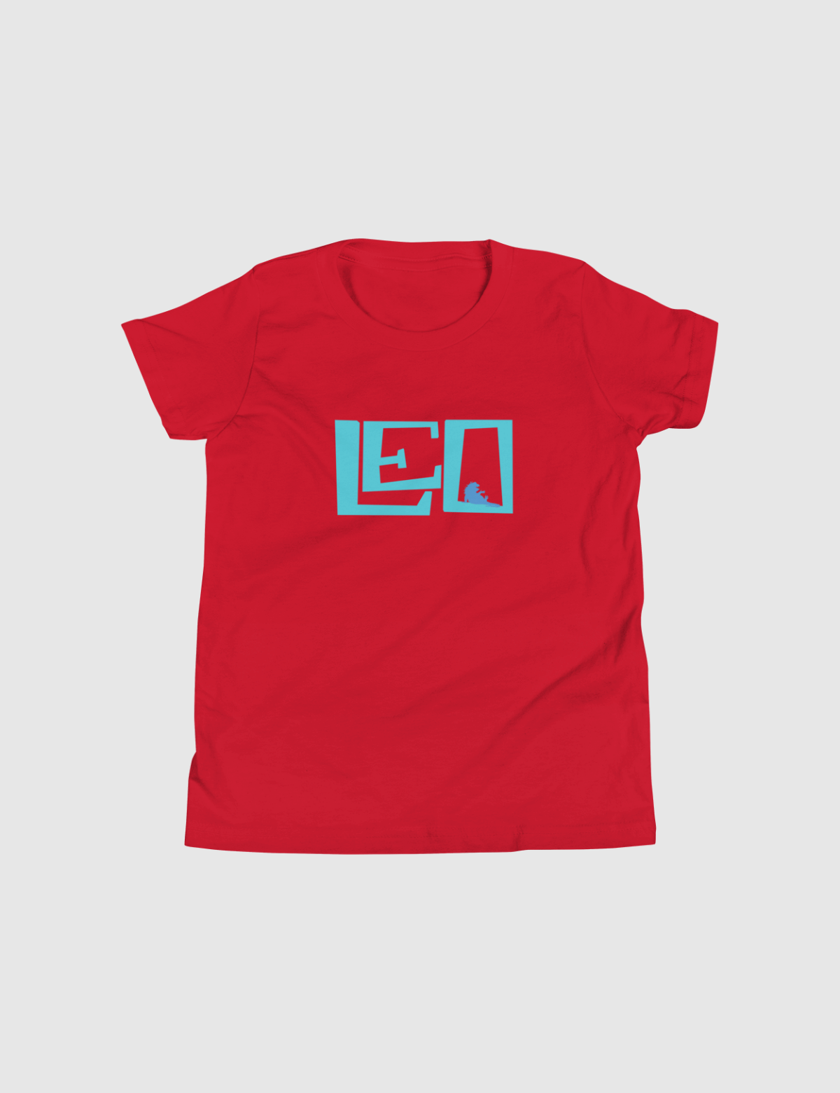 Leo Youth Logo Short Sleeve T-Shirt [Red] Hoodie, Sweatshirt | CiraTrend.com (Image 1)