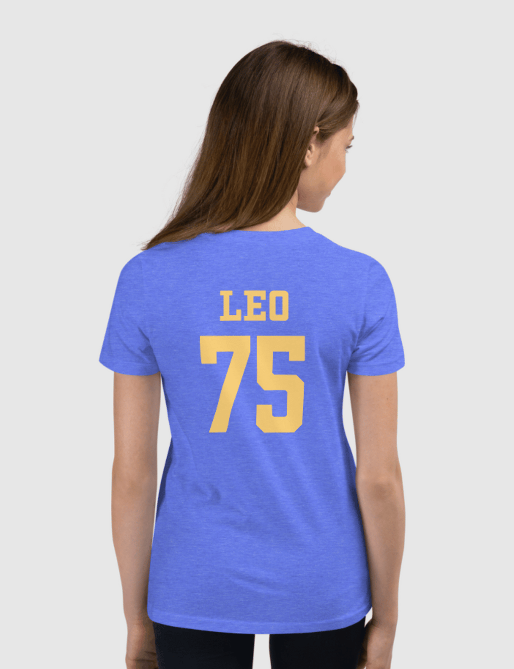 Leo Logo Short Sleeve [Blue] T-Shirts, Hoodie, Sweatshirt