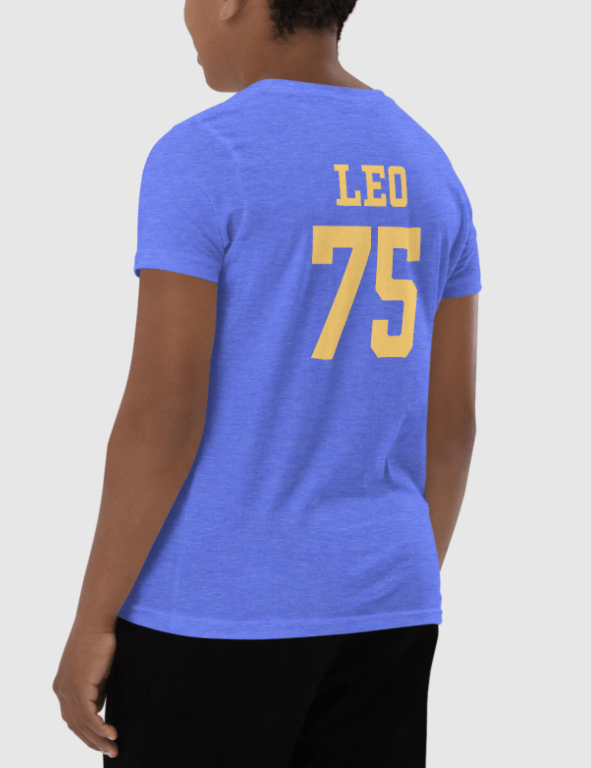 Leo Logo Short Sleeve [Blue] T-Shirts, Hoodie, Sweatshirt