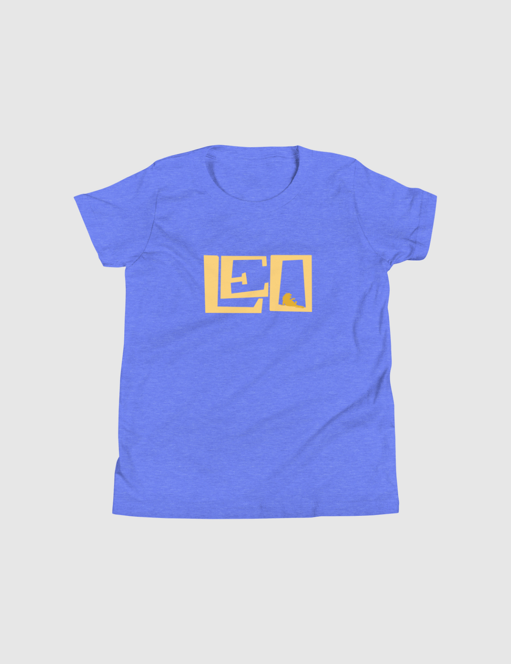 Leo Logo Short Sleeve [Blue] T-Shirts, Hoodie, Sweatshirt