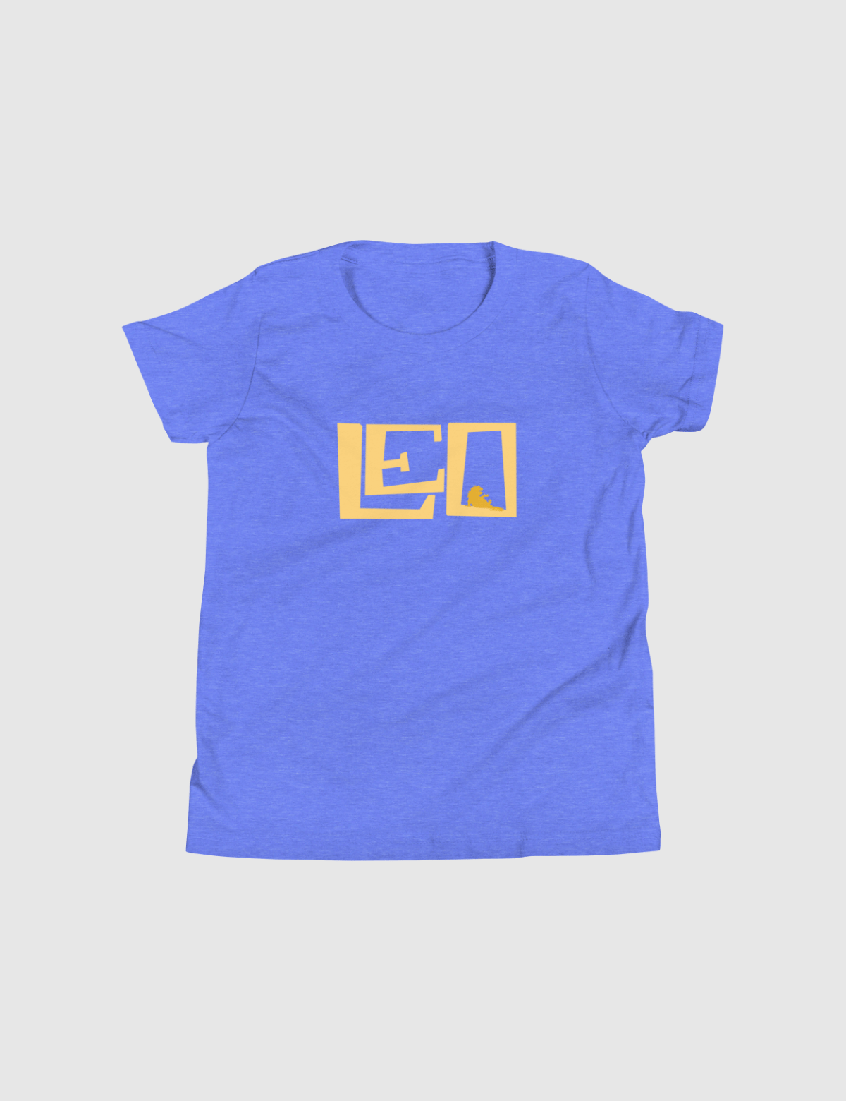 Leo Logo Short Sleeve [Blue] T-Shirts, Hoodie, Sweatshirt
