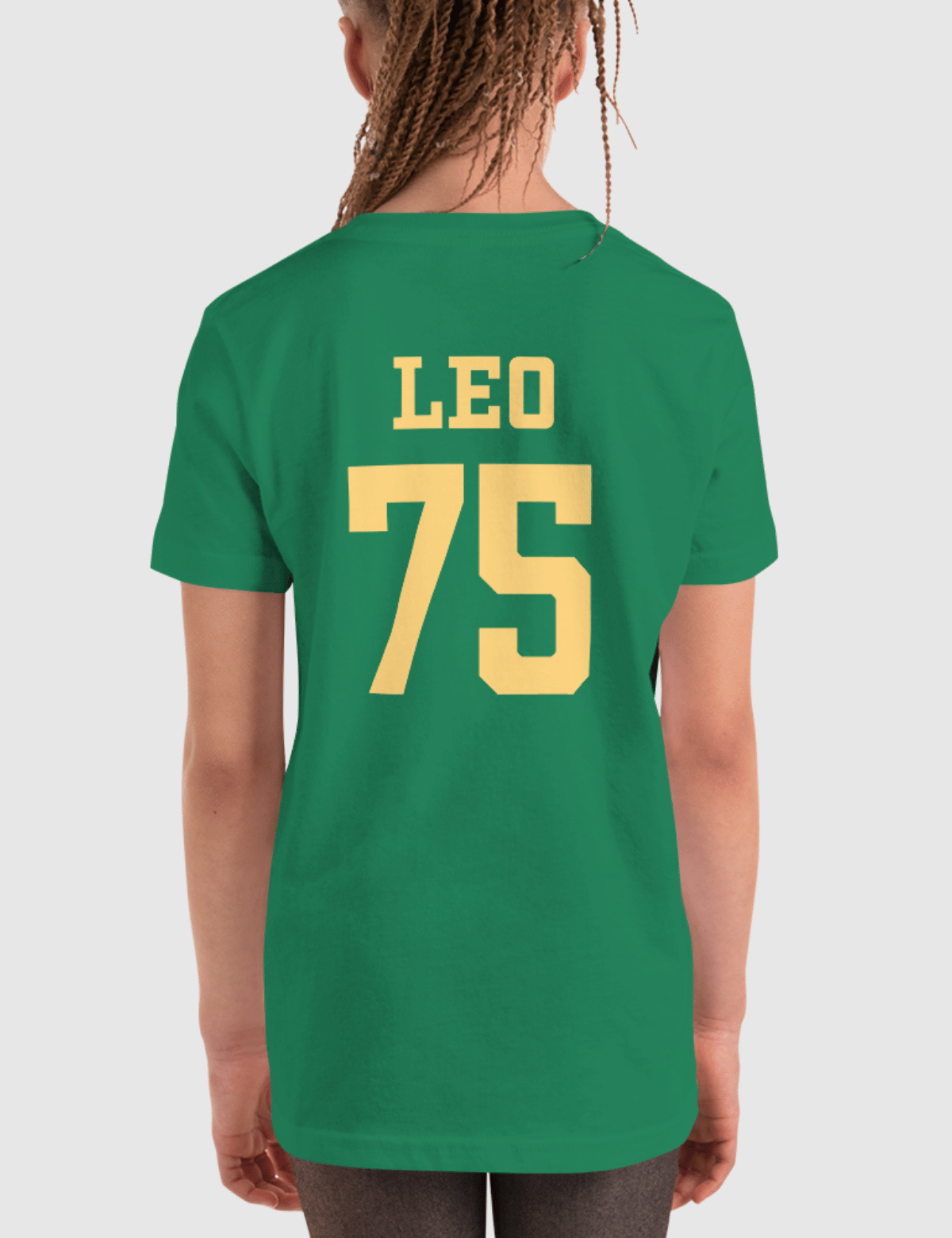 Leo Youth Logo Short Sleeve T-Shirt [Green] Hoodie, Sweatshirt | CiraTrend.com (Image 5)