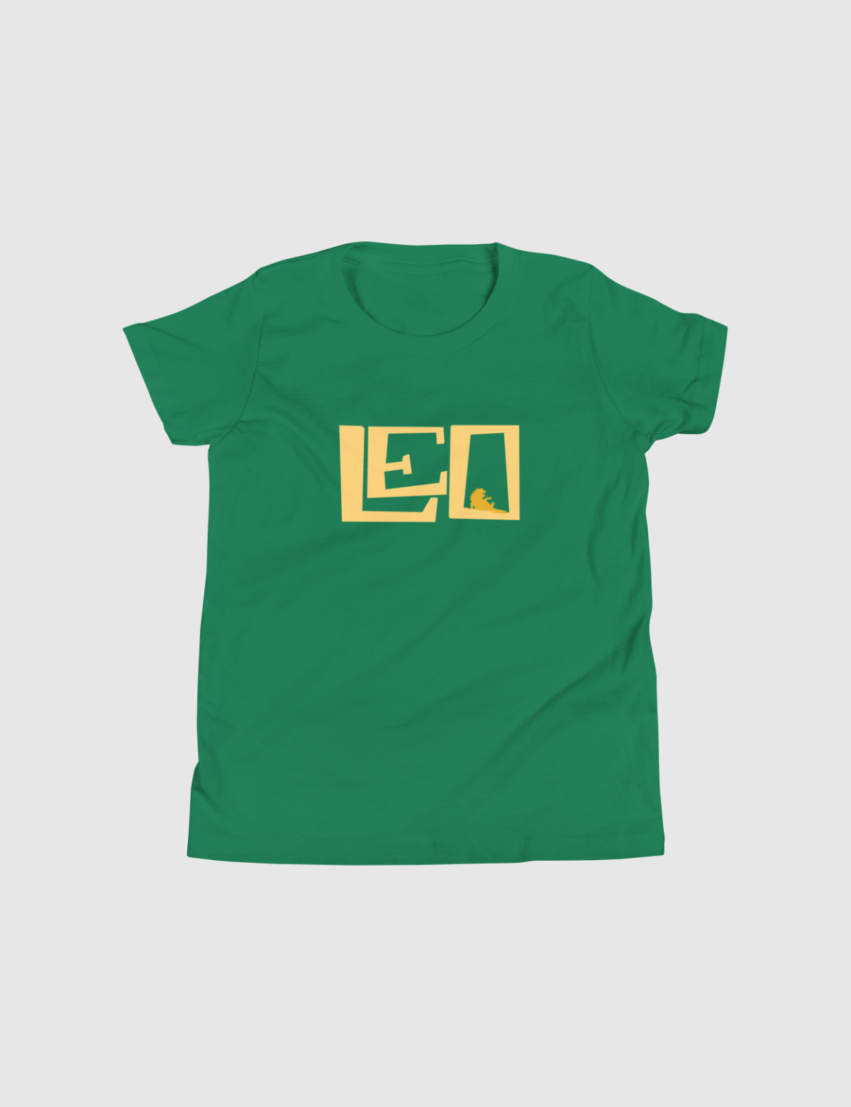 Leo Youth Logo Short Sleeve T-Shirt [Green] Hoodie, Sweatshirt | CiraTrend.com (Image 1)