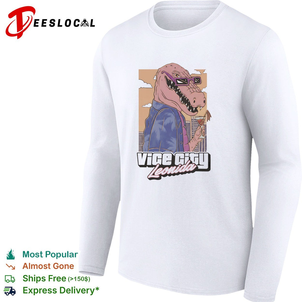 Leonida alligator smoking Vice City shirt