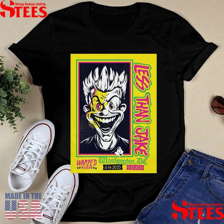Less Than Jake Jun 14-15 2025 Warped Tour 2025 In Greenway Dc T-shirt