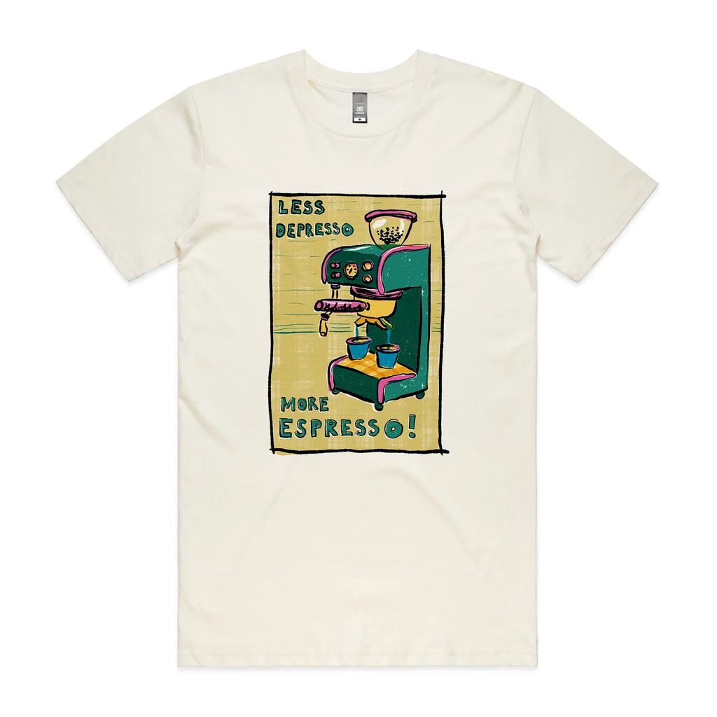 Less Depresso More Espresso Tee Hoodie, Sweatshirt | CiraTrend.com (Image 3)