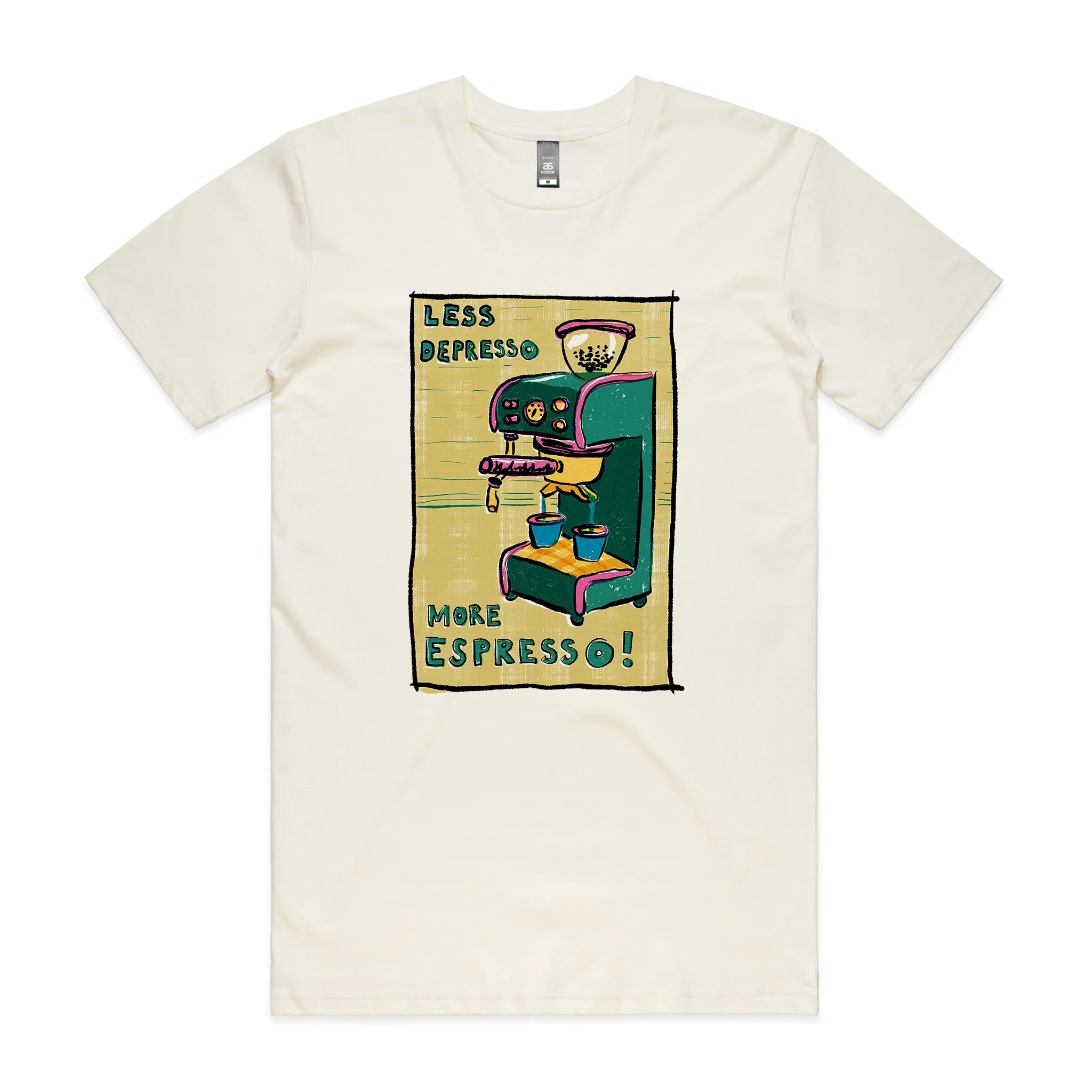 Less Depresso More Espresso Tee Hoodie, Sweatshirt | CiraTrend.com (Image 3)