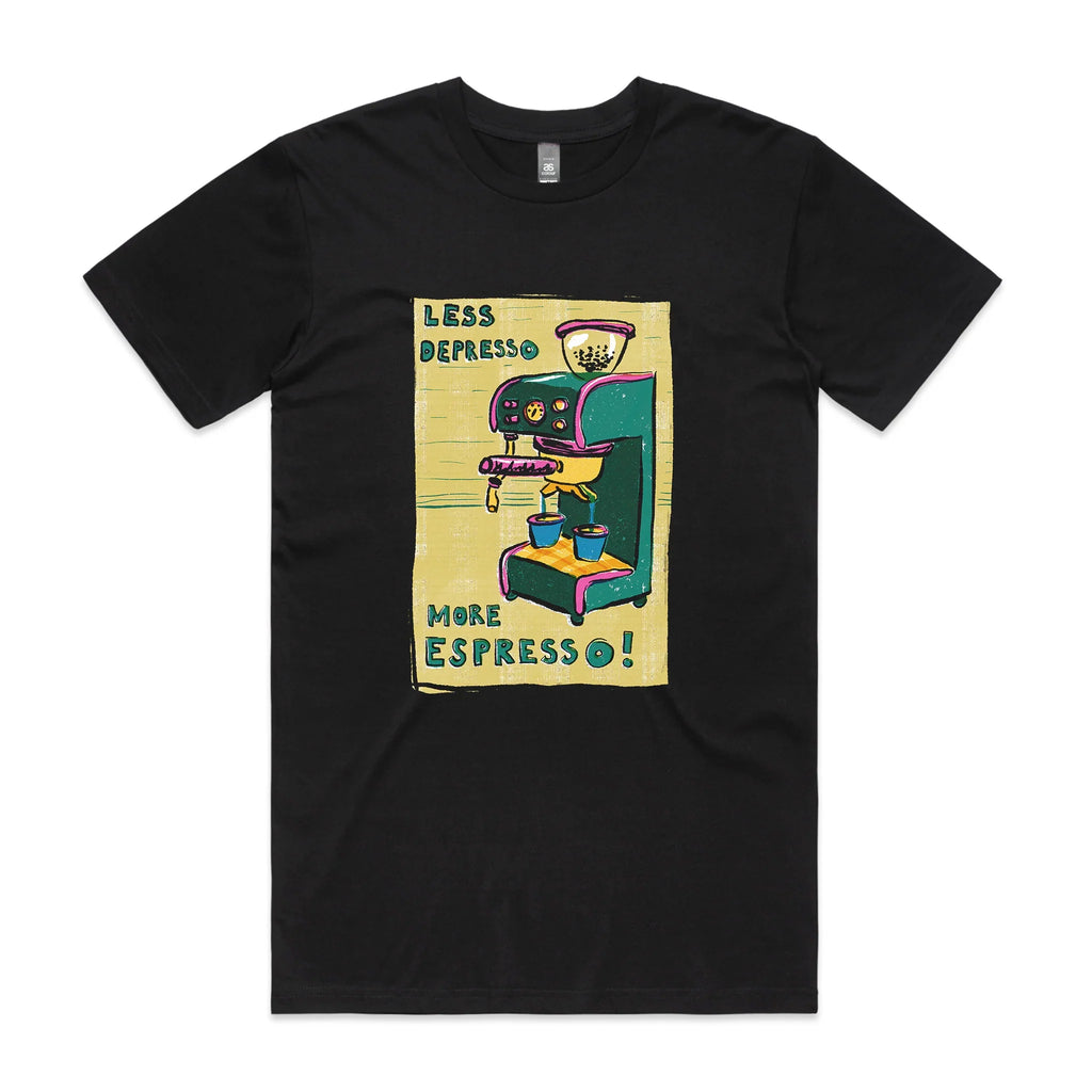 Less Depresso More Espresso Tee Hoodie, Sweatshirt | CiraTrend.com (Image 4)