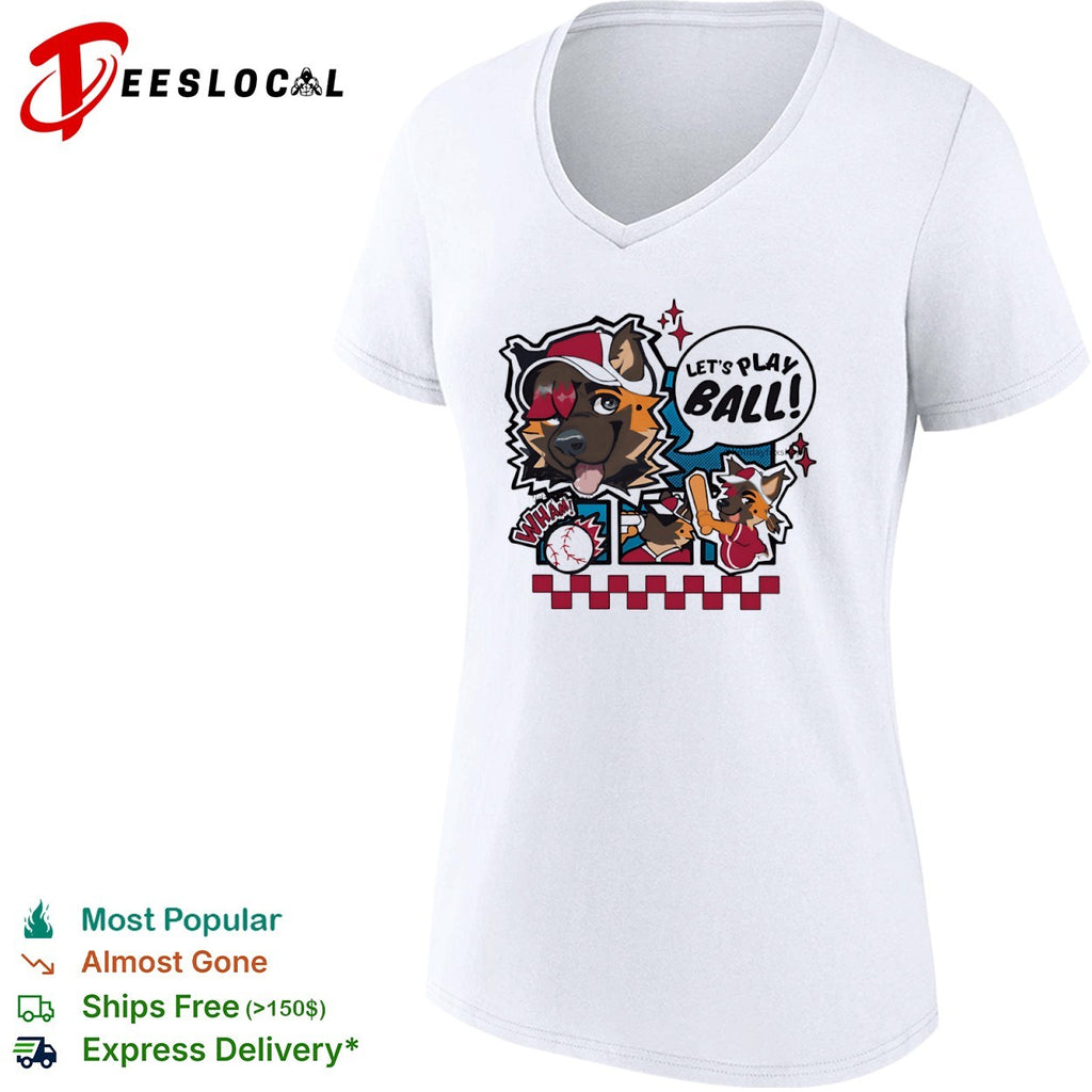 Let’s Play Ball cartoon shirt