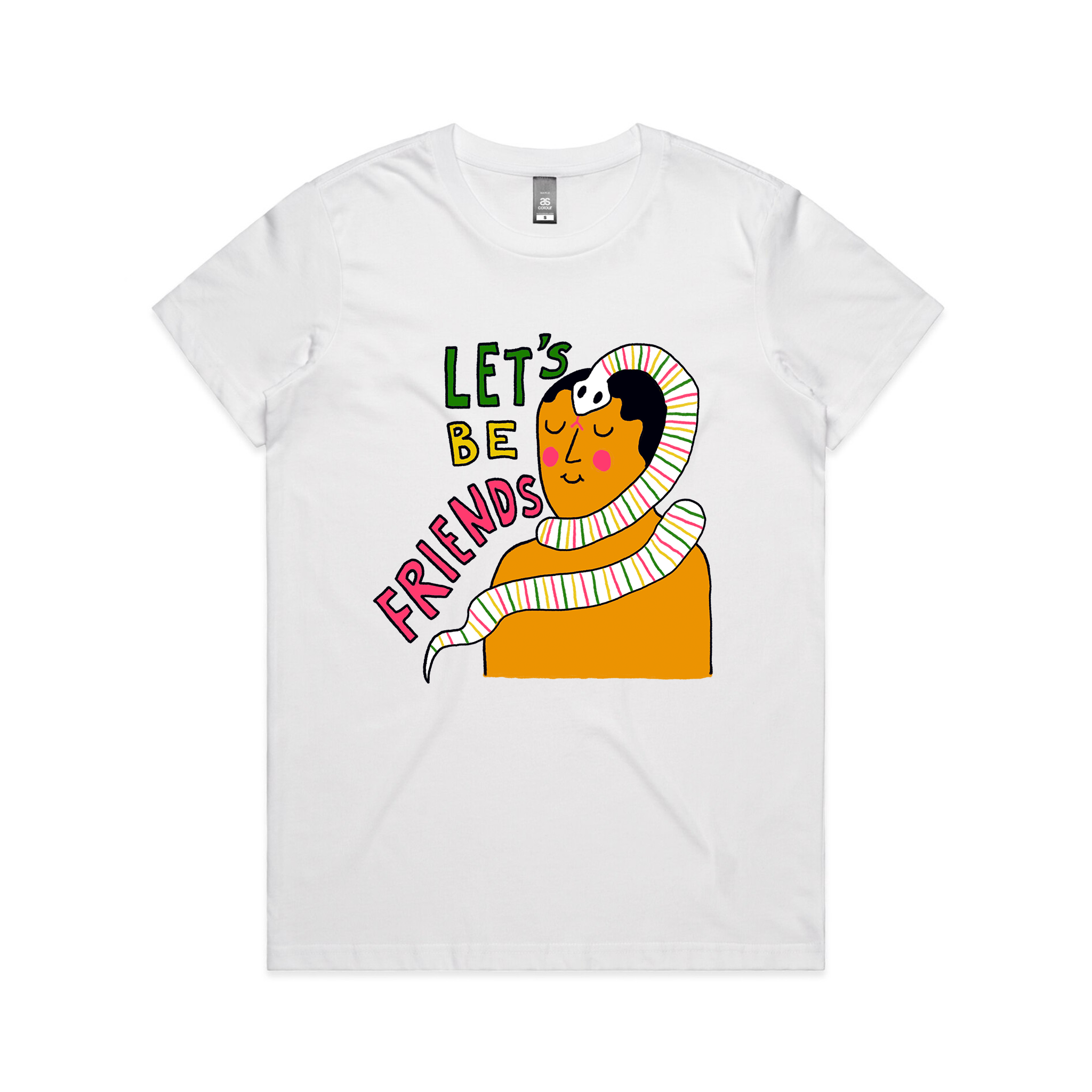 Let's Be Friends Tee Hoodie, Sweatshirt | CiraTrend.com (Image 2)