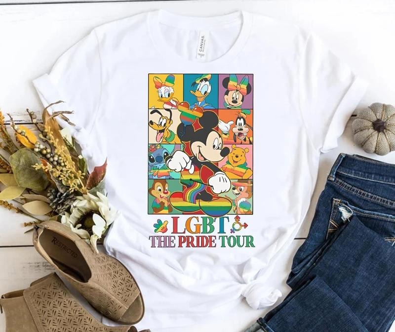Lgbt The Pride Tour Tshirt Sweatshirt, Mouse & Friends Lgbt Pride Shirt, Gay Lesbian Matching Tee Hoodie | CiraTrend.com
